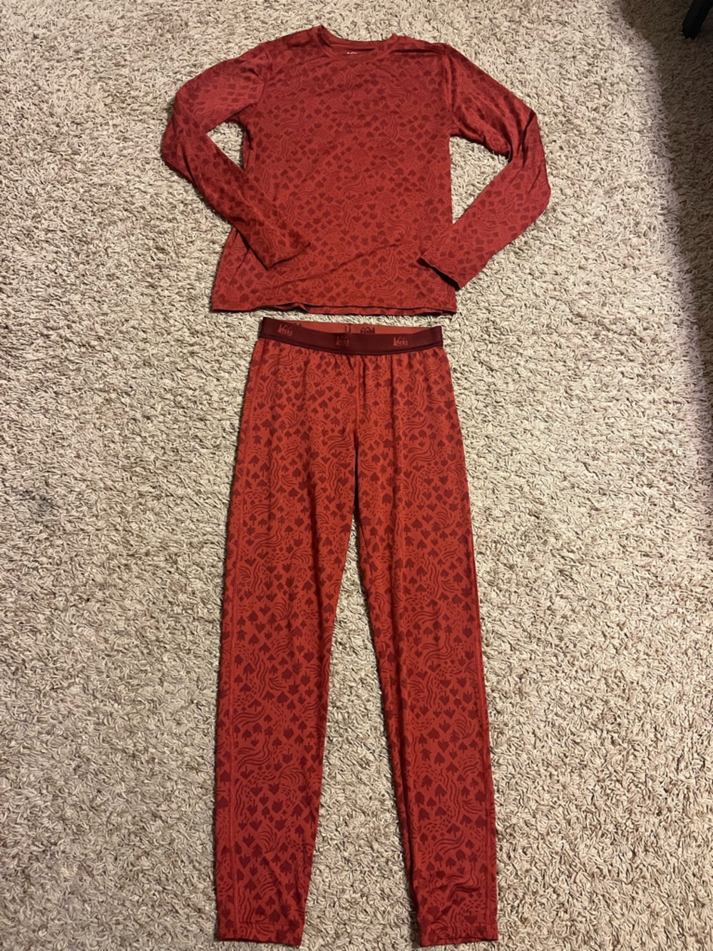 Kids REI base layer set